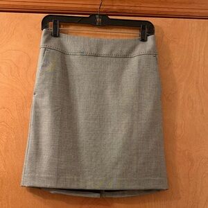 LOFT Classic Gray Pencil Skirt